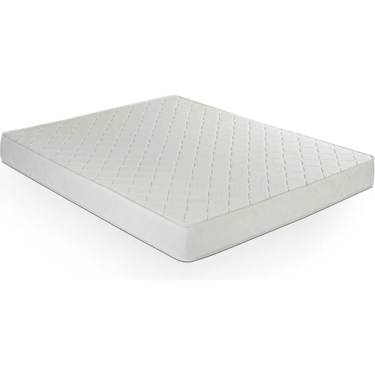 Schlafsofa 2-Sitzer Stoff CALITO - Braun - Liegefläche: 120 cm - Matratzenhöhe: 18 cm