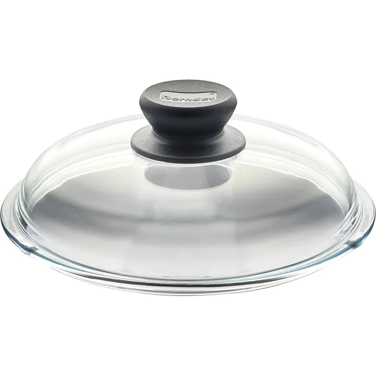 Berndes Gewölbter Glasdeckel mit Kunststoffknauf, Glas, Transparent, Ø 20 cm, 004420