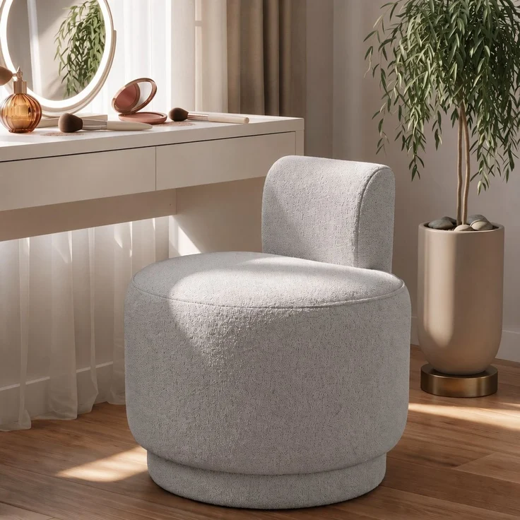 Hanah Home 'Guess - Light Grey' Ohrensessel, Hellgrau, 51 x 63 x 63 cm – Bild 1