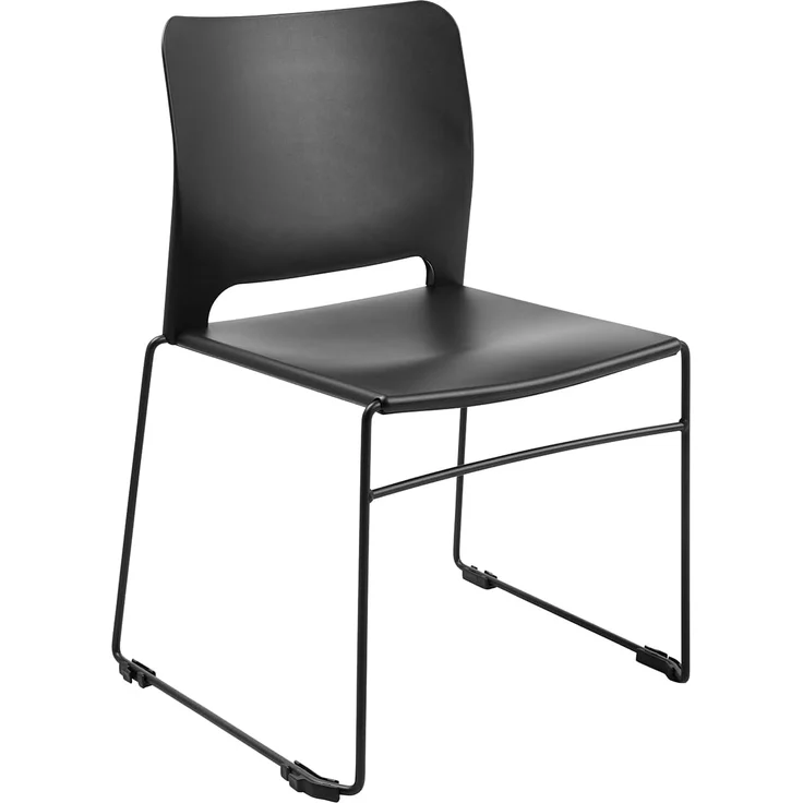 Topstar Visit Lite | Besucherstuhl | Kunststoff Version| Farbe schwarz | Made in Germany