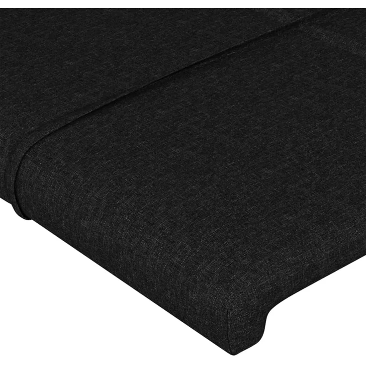 vidaXL Kopfteile 2 Stk. Schwarz 90x5x78/88 cm Stoff 346076 – Bild 4