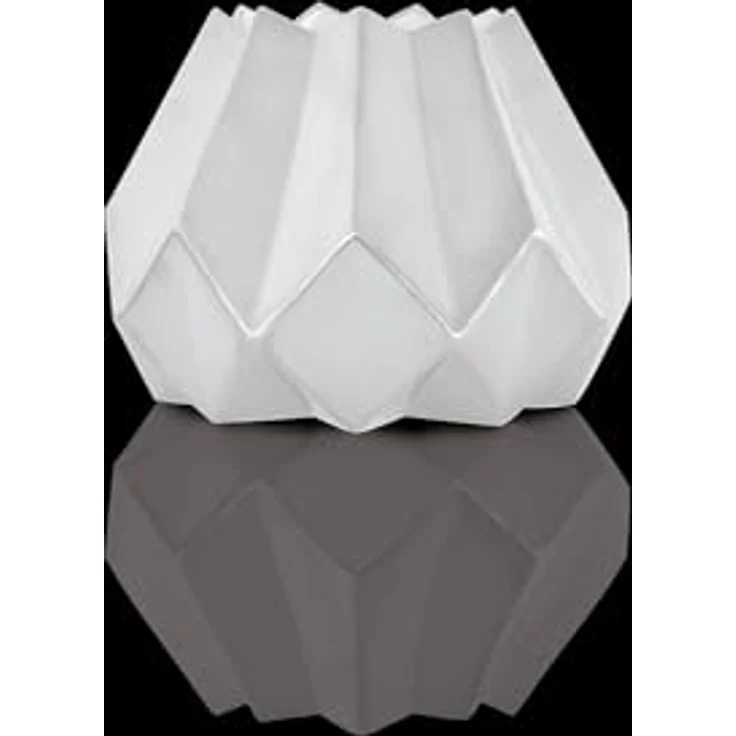 Goebel Vase Polygono Star, 19 cm Biskuit-Porzellan in elegantem Design, handmade – Bild 2