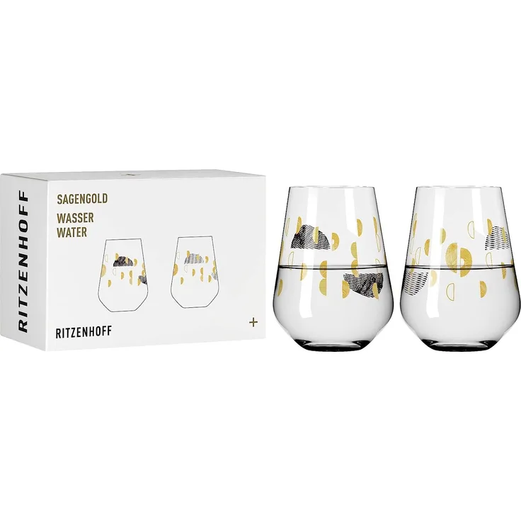 Ritzenhoff 3421002 Wasserglas-Set #2 SAGENGOLD Maike Schönebeck 2022