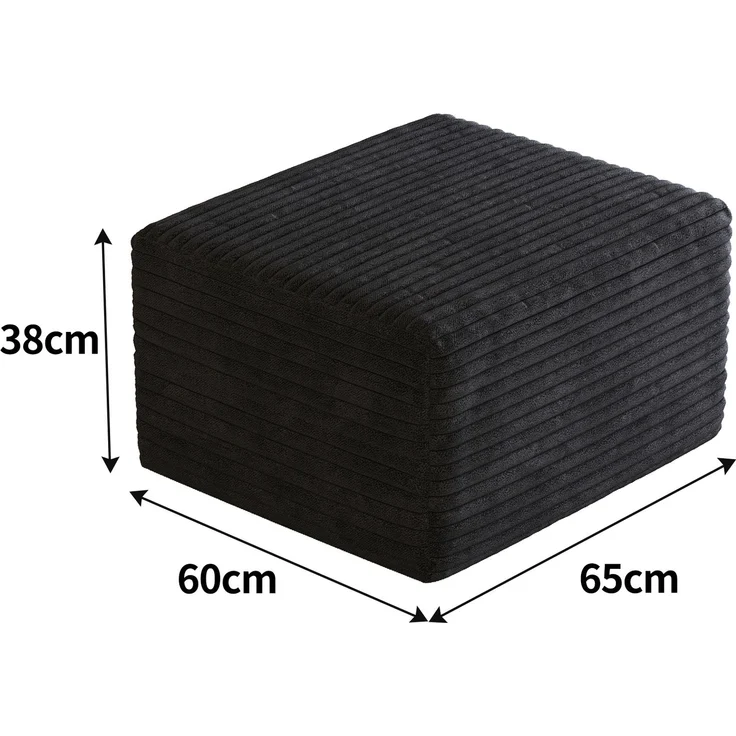 Y172-OTTOMAN-BLACK 1 Ottoman Black--Schwarz--65x60x38cm--YOUDENOVA – Bild 5