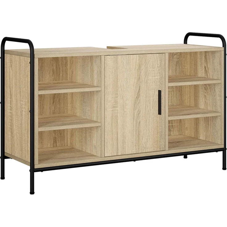 vidaXL Badezimmerschrank-Set 4 stk. Sonoma-Eiche 40 x 36 x 181 cm 3444634 – Bild 6