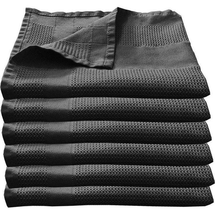 Casa Colori Geschirrtuch Microfaser Geschirrtücher 68 x 42 cm Polyester in 4 versch. Farben, (6er Set) – Bild 3