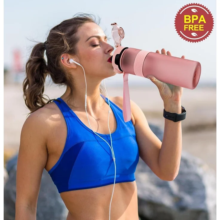 CodiCile Trinkflasche BPA-frei 1 Liter Sport Auslaufsicher Wasserflasche 1L – Bild 2