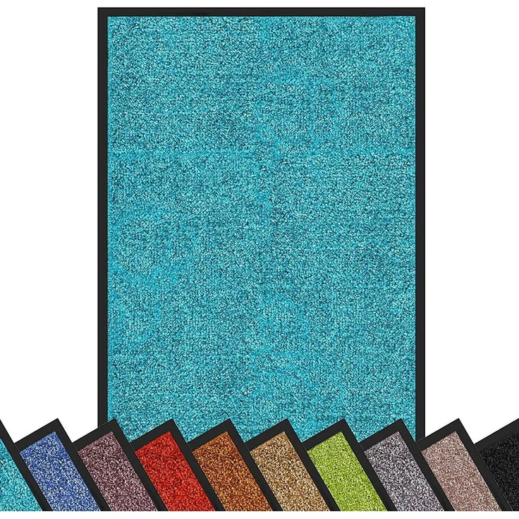 Color Your Life Fußmatte Rhine, waschbare Sauberlaufmatte mit rutschfester Rückseite, rechteckig, Höhe: 6 mm, in vielen Farben und Größen erhältlich