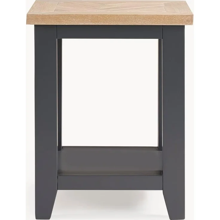 Julian Bowen Bordeaux Lampentisch, Dunkelgrau – Bild 4