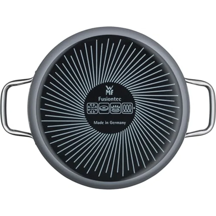 WMF Bratentopf WMF Fusiontec Essential Bratentopf mit Deckel, 24 cm, Calm Grey, FUSIONTEC (mit Glasdeckel, 4,4l), Made in Germany – Bild 6