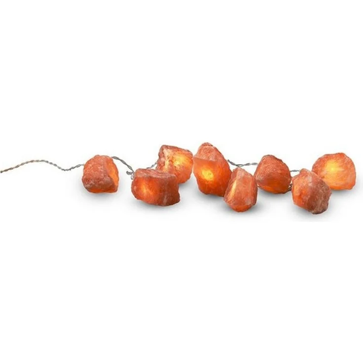 HAF LED-Lichterkette Salz LED Lichterkette Salzkristall 8 Kristalle Handarbeit Deko Licht, 8-flammig, Auswahl aus 4 verschiedenen Motiven – Bild 2