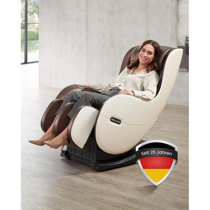'Easyrelaxx' Massagesessel in Braun-Beige – Bild 1
