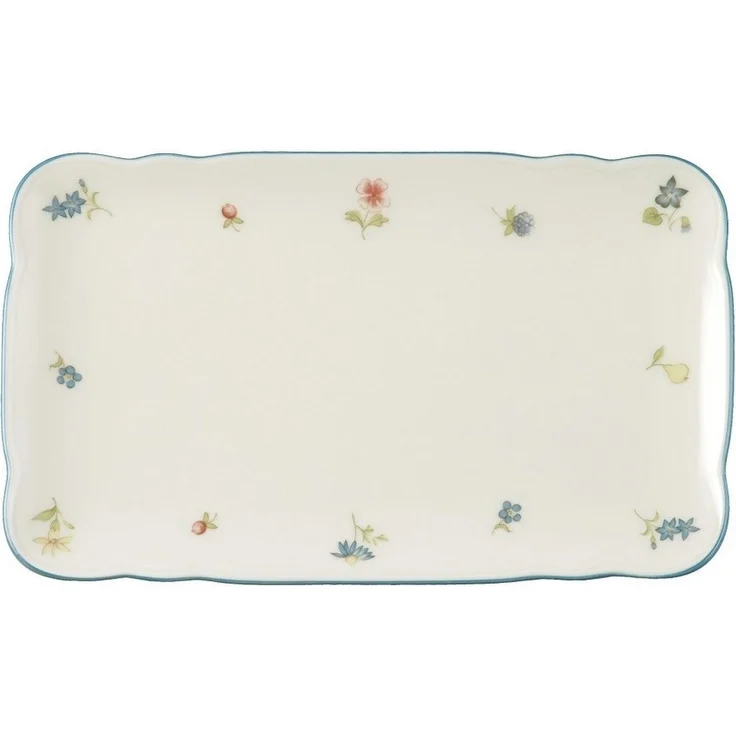 Seltmann Weiden Butterdose Seltmann Weiden Marie-Luise Streublume Butterplatte, Porzellan, (Packung) – Bild 1