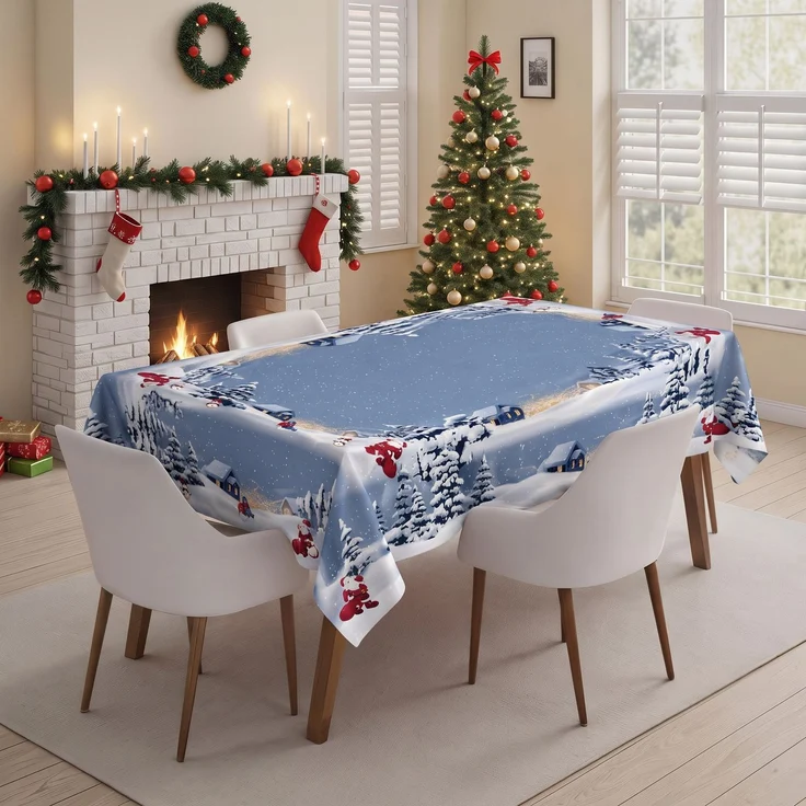 Hermia Concept 'Xmas 20 - Small' Tischdecke, Mehrfarbig, 100 x 160 cm – Bild 1