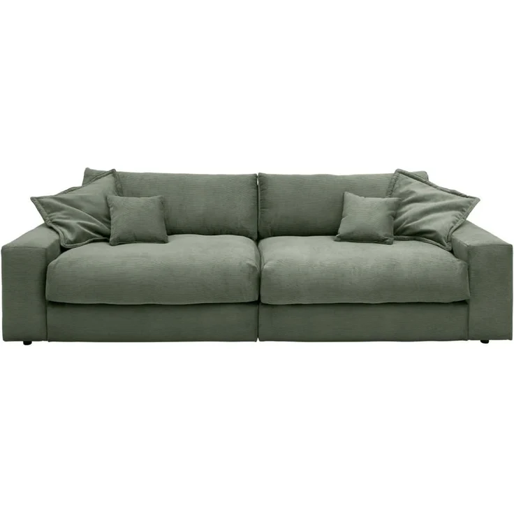 Big Sofa Kamil von ED Exciting Design im Fjord Cordbezug mit optionalem Hocker – Bild 3