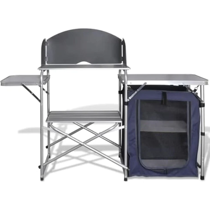 vidaXL Campingküche Klappbar mit Aluminium-Windschutz 41330 – Bild 6