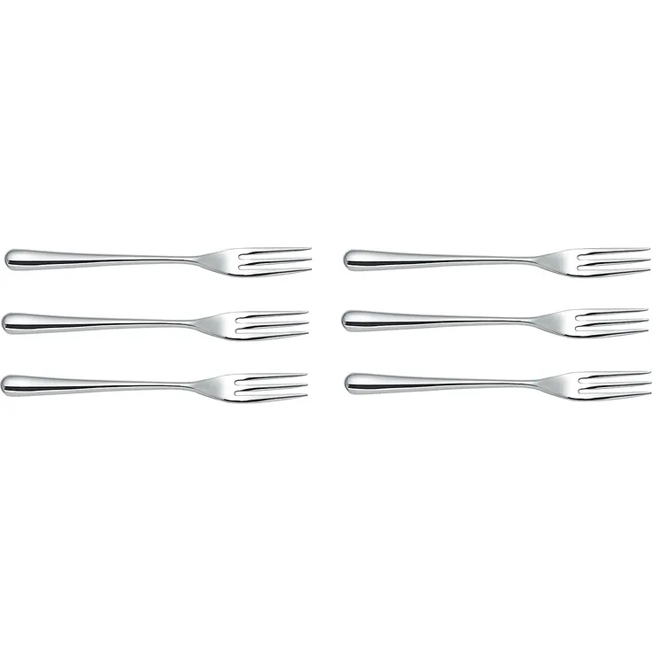 Alessi 6 Stück Dessertgabel CACCIA