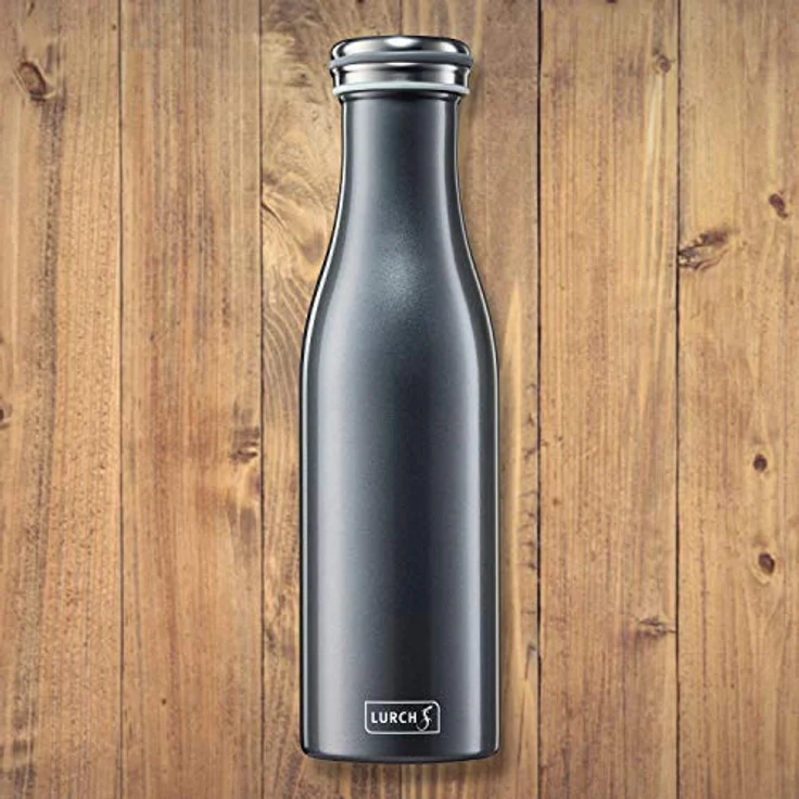 Lurch Edelstahl Isolierflasche 0,5 l Anthrazit Metallic – Bild 8