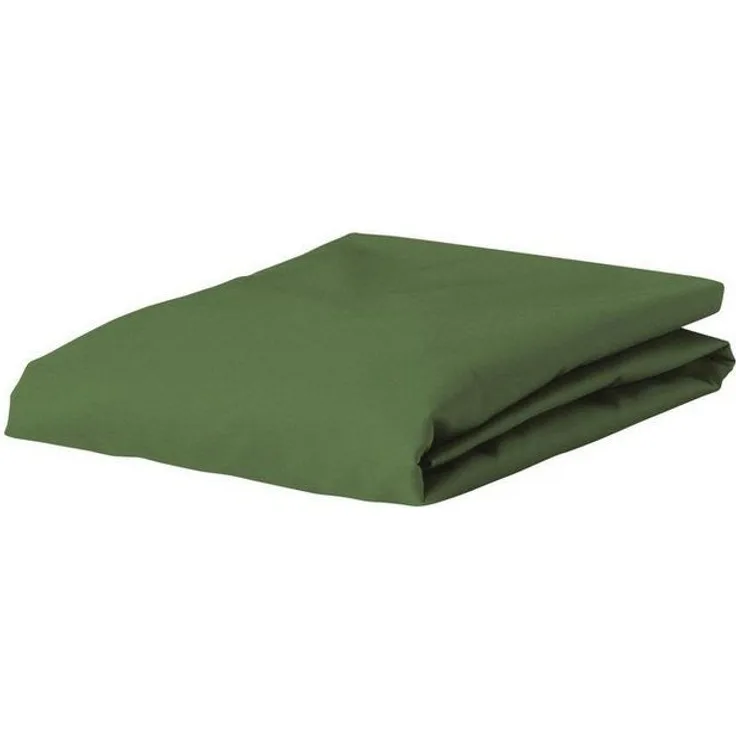 Essenza Spannbettlaken Premium Percale, Perkal, Gummizug: rundum, (1 Stück), Uni Baumwollperkal