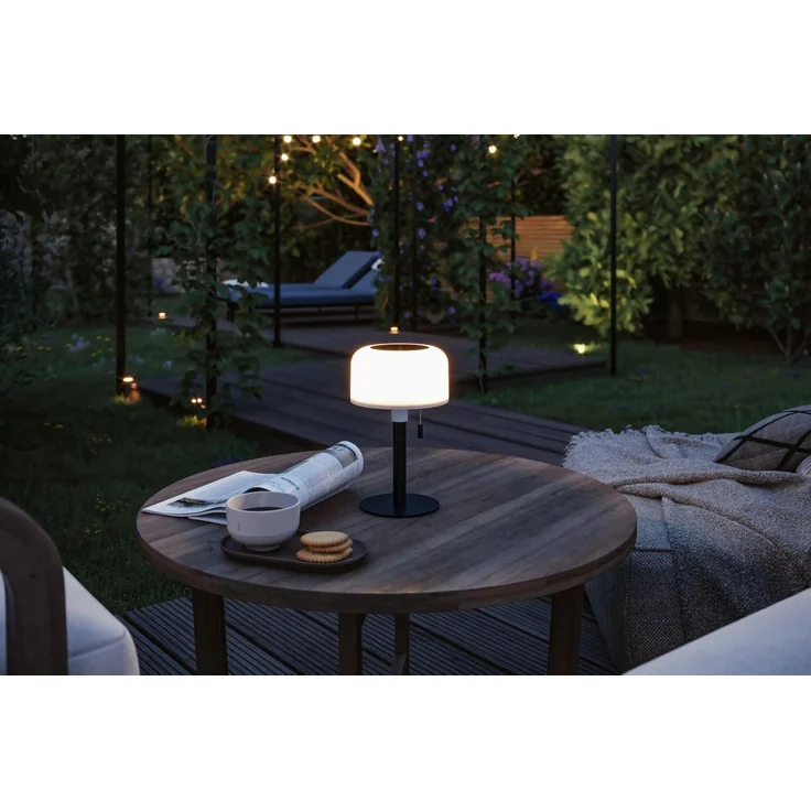 Paulmann 94607 LED Akkuleuchte Bartja 2700K IP44 dimmbar schwarz – Bild 8