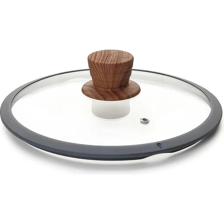 LACOR Glasdeckel Stilo Durchmesser 24 cm, Kristall, Grau, 1 x 1 x 1 cm