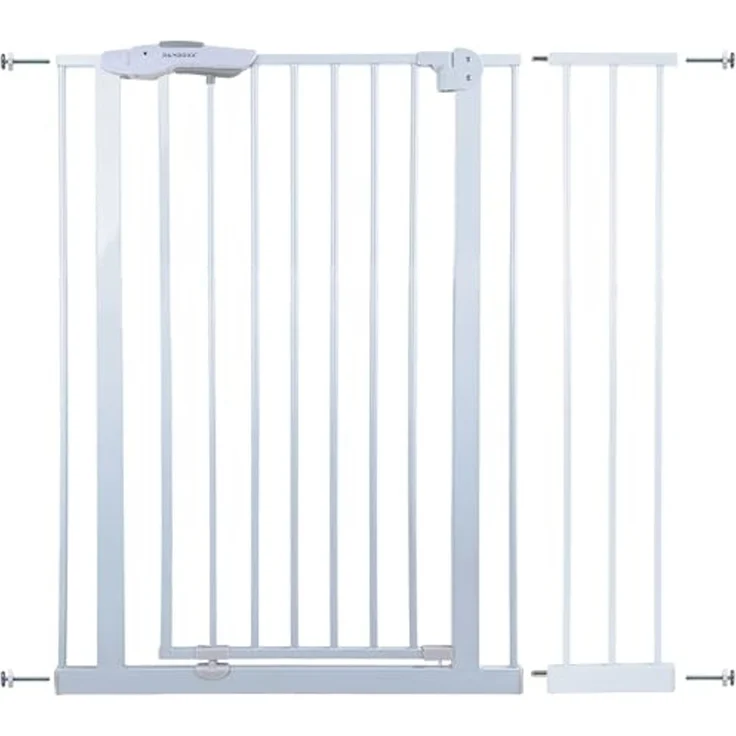 Absperrgitter Treppenschutzgitter weiß für 95-105cm Durchgang 110cm Hoch – Bild 2