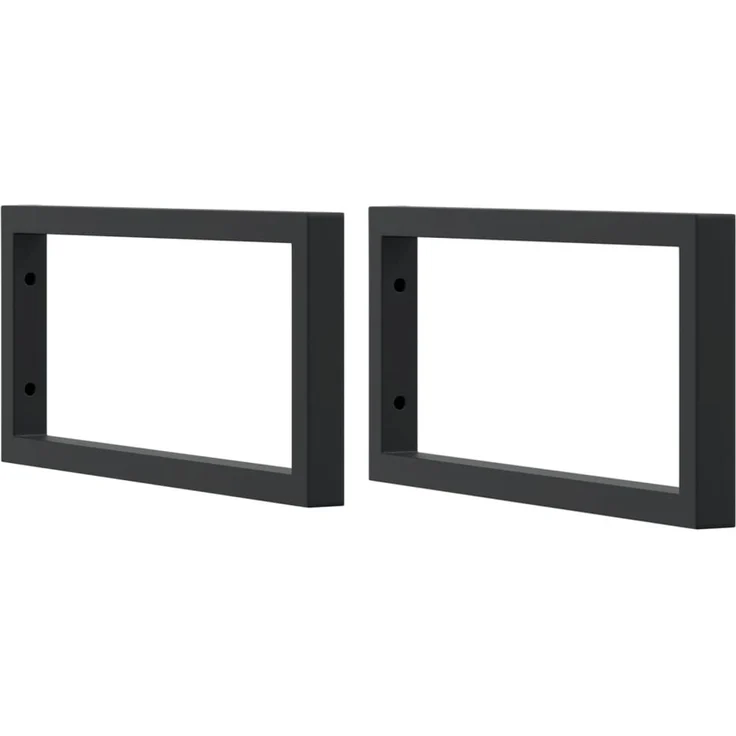 vidaXL Waschbeckenregal Wandmontage Stahl und Akazienholz 3302857 – Bild 7