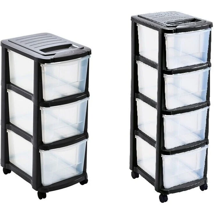 Mondex XXL Rollcontainer mit 3 Schubladen, 29x39x65 cm – Bild 1