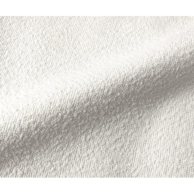 Barstuhl Yago-Flex Bouclé Creme-Weiß Freischwinger Flach Metall Schwarz Taschenfederkern – Bild 4