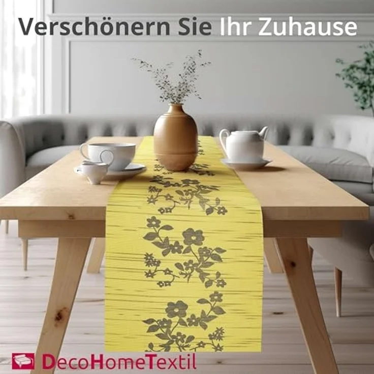 DecoHomeTextil Heimtextilmanufaktur Tischläufer Miami Tablerunner, wind- und wetterfest, UV-beständig, verrottungsfest – Bild 3