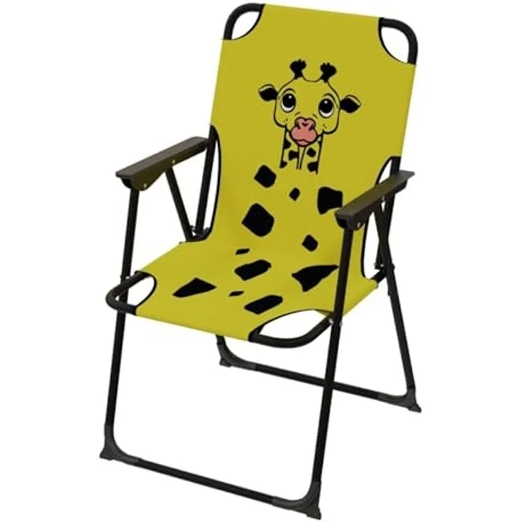 Kinder Campingstuhl Klappstuhl Gartenstuhl Campingstuhl Giraffe – Bild 2