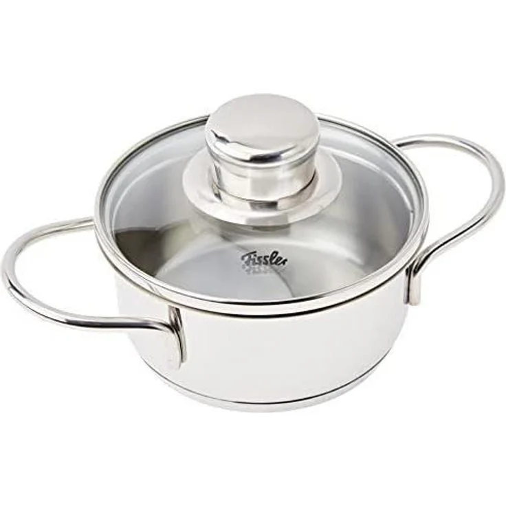 Fissler Kochtopf häppchen, Ø 12 cm, Edelstahl 18/10 (2-tlg), Induktions-geeignet, inklusive Glasdeckel – Bild 5