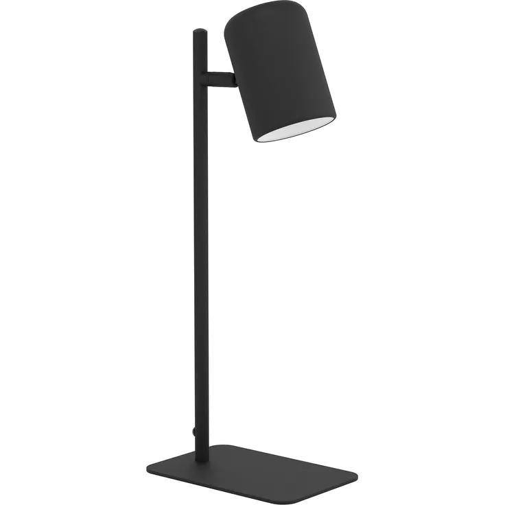 Eglo 98855 Tischleuchte CEPPINO GU10 1X4,5W 345L Stahl schwarz, weiss H:38cm mit Kabelschalter
