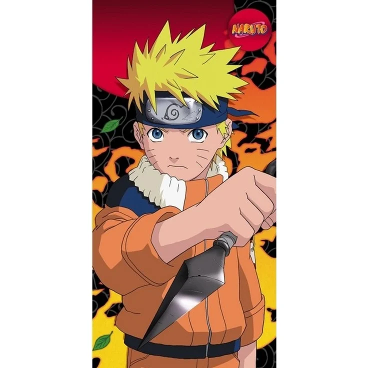 Tinisu Handtuch Naruto Strand Handtuch Badetuch Kinder 70x140 cm Baumwolle – Bild 2