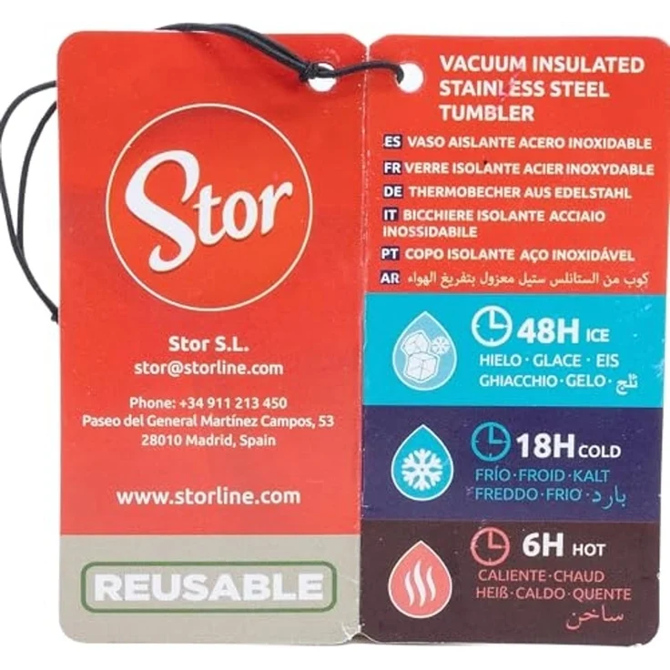 Super Mario Edelstahl Thermobecher 860 ml mit Griff und Klappdeckel – Bild 6