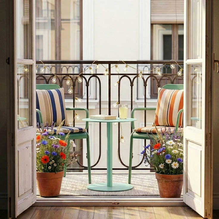 Beistelltisch Nastätten 50x40 cm Mintgrün [en. casa] – Bild 3