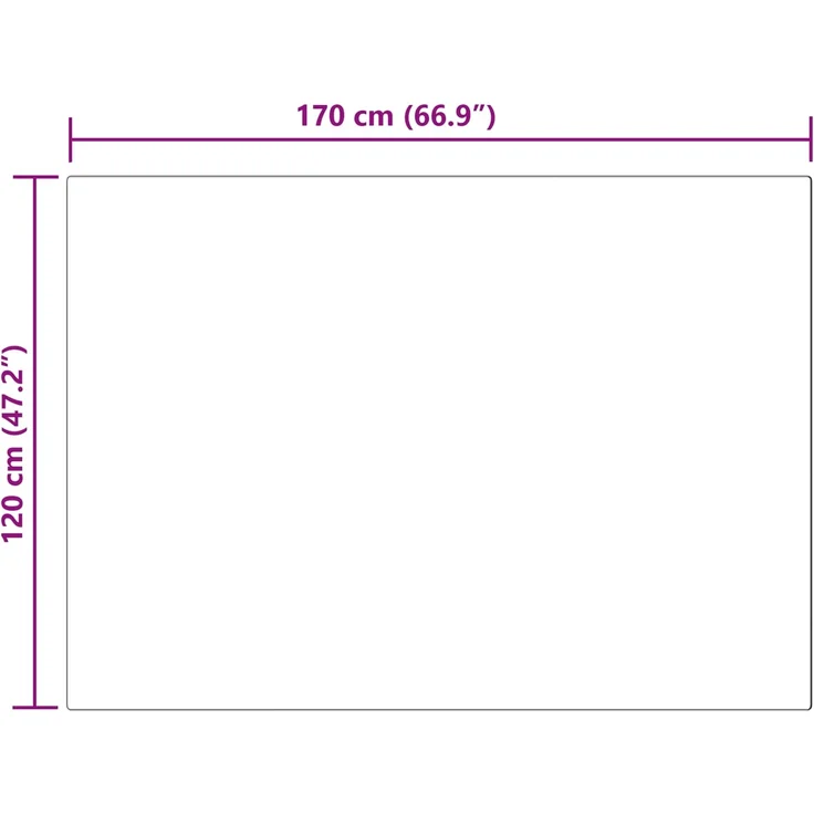 vidaXL Kunstschaffell Teppich Tafalla Weiß 120 x 170 cm Polyester 42021460 – Bild 9