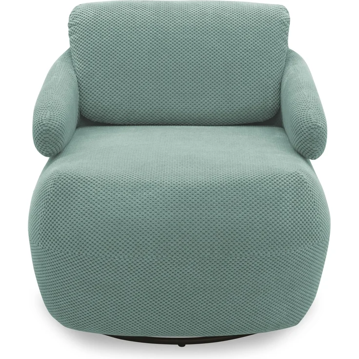 DOMO. collection Sessel 700015, Polstersessel, gepolsterte Rückenlehne, Rückenfunktion, Drehfunktion, Wippfunktion, Cocktailsessel, Loungesessel, 68 x 88 x 67 (BxTxH), grün (mint) – Bild 2