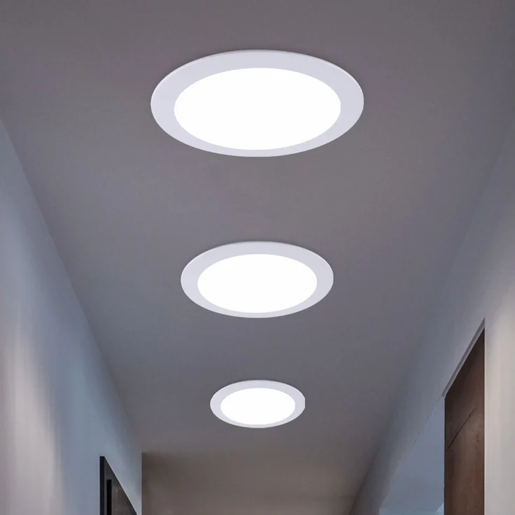 LED Einbau Panel, 1980 Lumen, neutralweiß, rund, D 22,8 cm – Bild 3