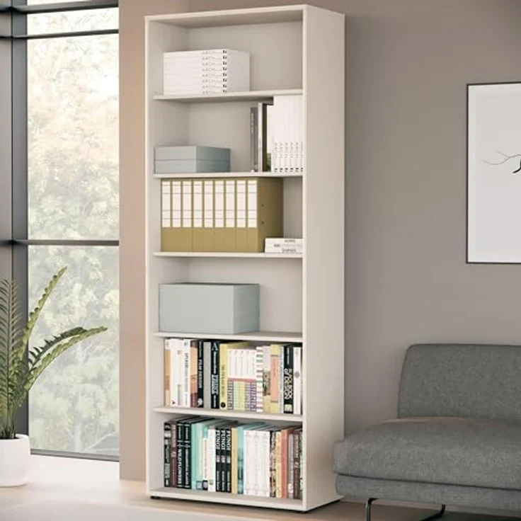 FORTE Regal Tempra, Mehrzweckregal, Höhe 197,5 cm, 5 Ablageböden, Breite 73,7 cm – Bild 2