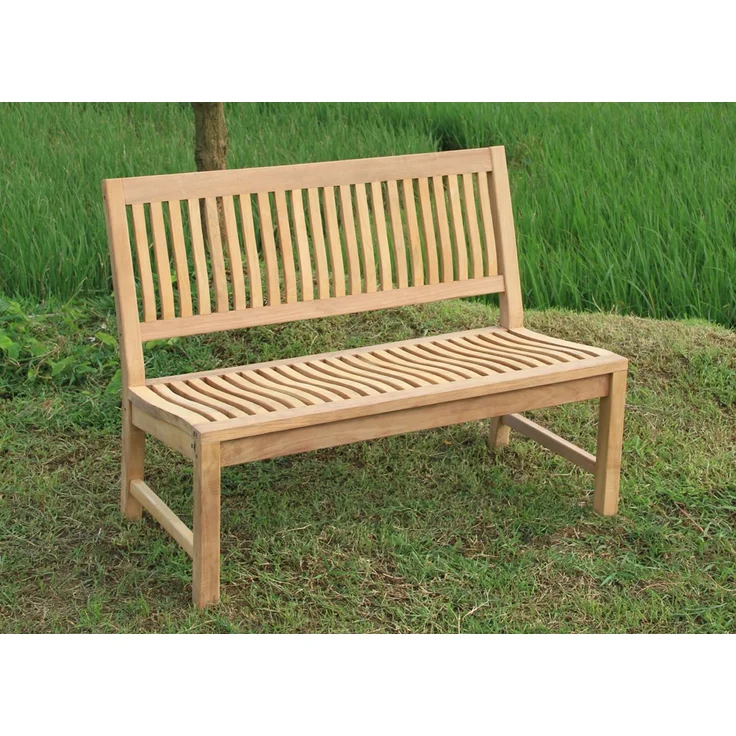 Premium Teak Gartenbank Kingsbury Teakbank Parkbank Teakbank nachhaltig 120cm – Bild 4