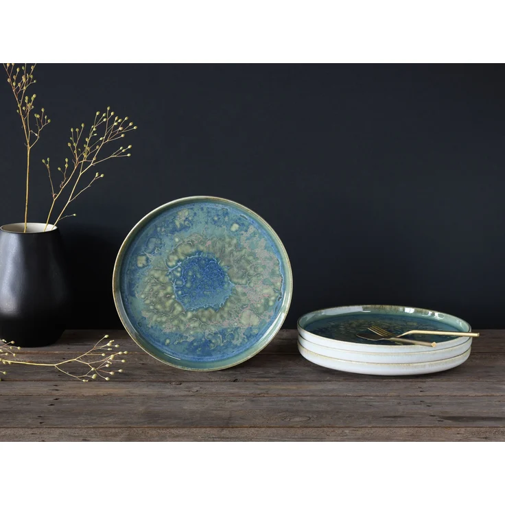 Yuki Grün-blau, Speiseteller 4-tlg (mo) – Bild 2