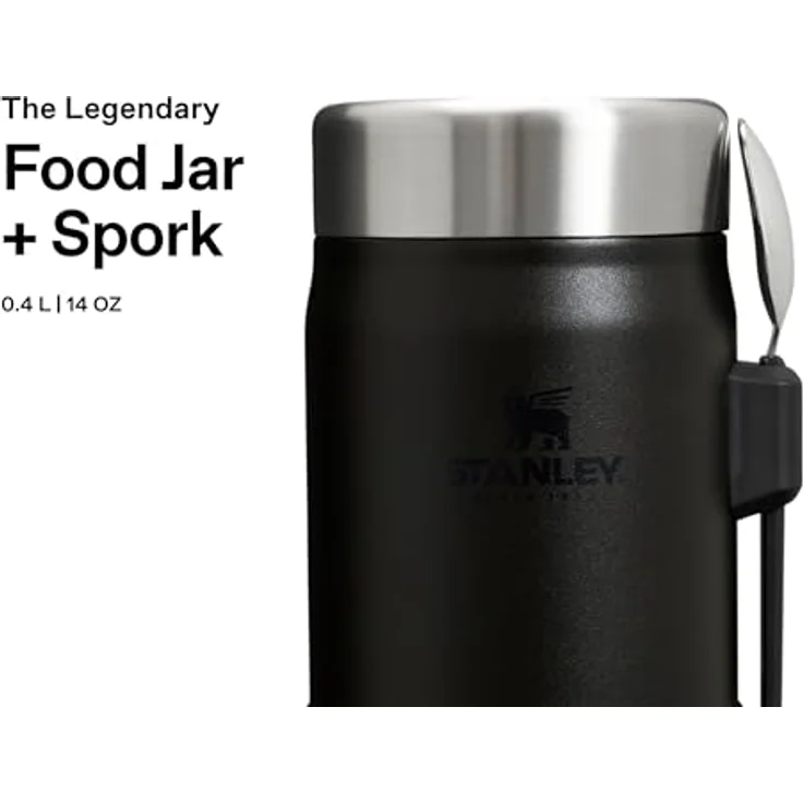 Stanley The Legendary Classic Food Jar + Spork 0.41 L Black 2.0 – Bild 4