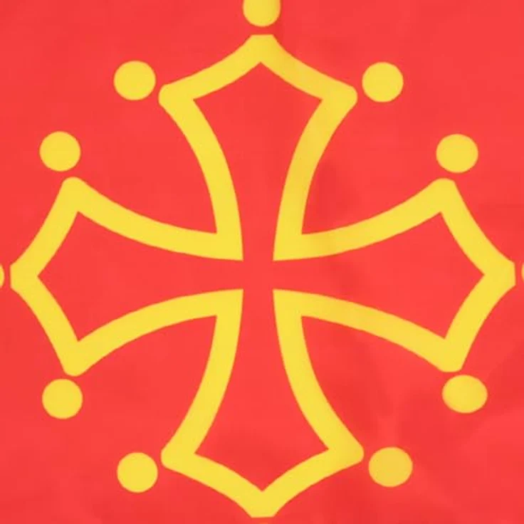 AZ FLAG Flagge Midi-Pyrénées Okzitanien 45x30 cm Polyester 100D Kordeln – Bild 3