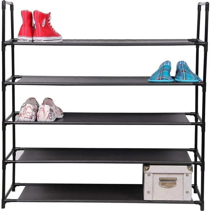 IDIMEX Schuhregal WILLY, Schuhaufbewahrung 5 Böden, einfaches Stecksystem für 20 Paar Schuhe – Bild 2