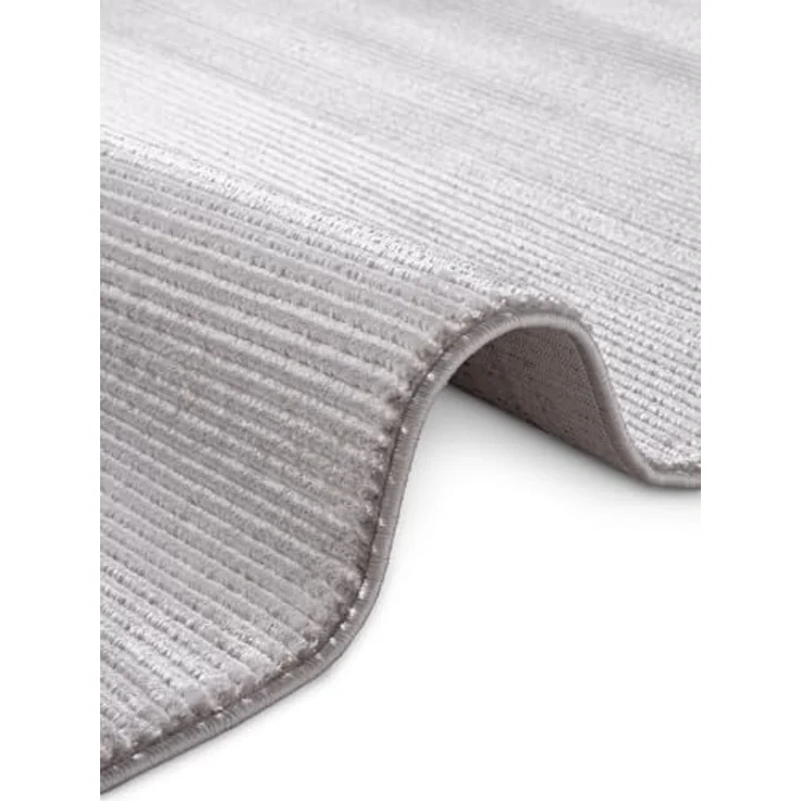 Elle Decoration Teppich Perles, Rechteckiger Kurzflorteppich in Creme und Grau, 120x170 cm, Oeko-Tex® Standard 100, für Fußbodenheizung geeignet, strapazierfähig, pflegeleicht, stuhlrollengeeignet – Bild 6