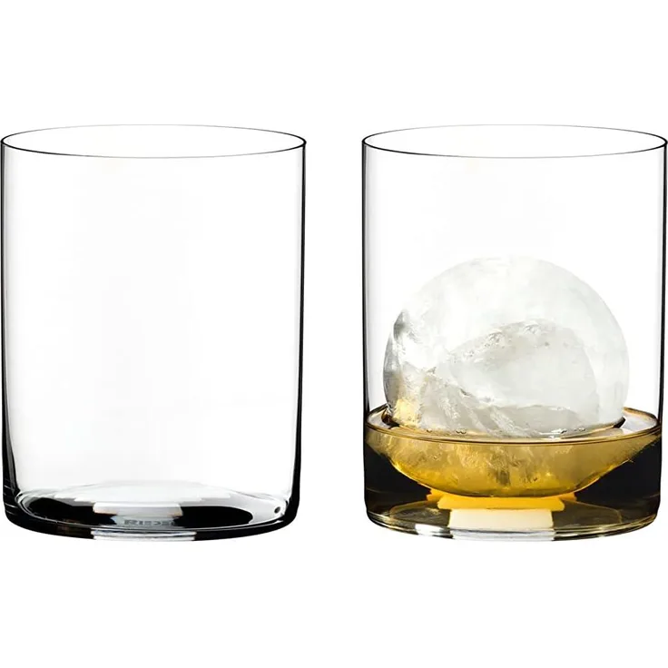 RIEDEL 0414 02 O Wine Tumbler H2O Whisky, 2-teiliges Whiskeyglas Set, Kristallglas