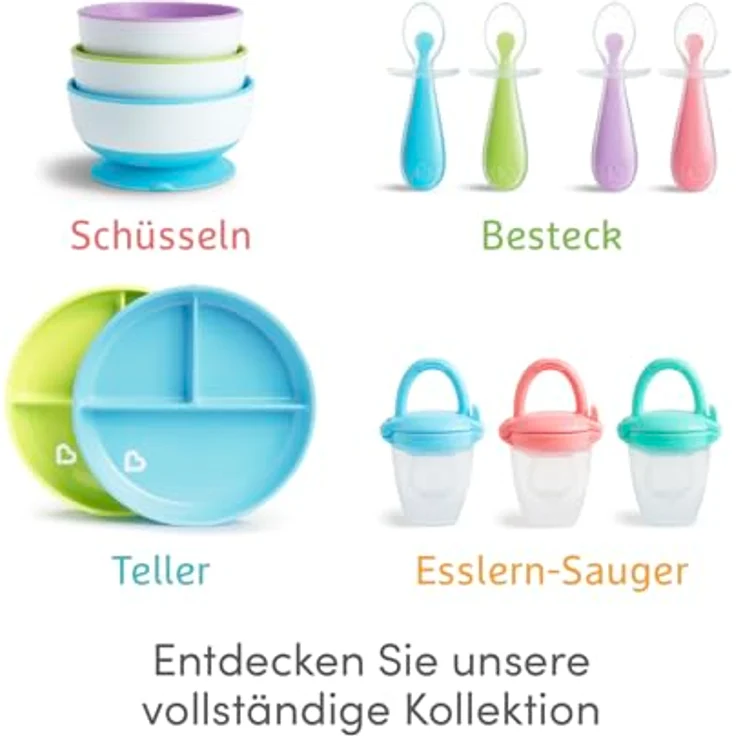 Munchkin Stay Put Suction Schüsselset 3 Stück Viol – Bild 10