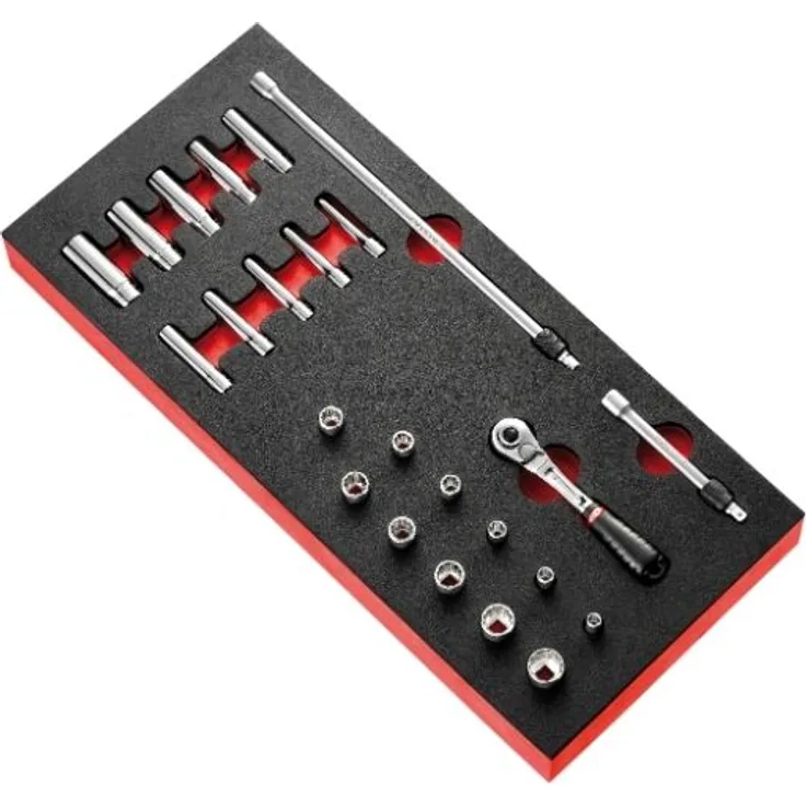Facom Modul - Steckschluessel 1/4Z, 22-tlg