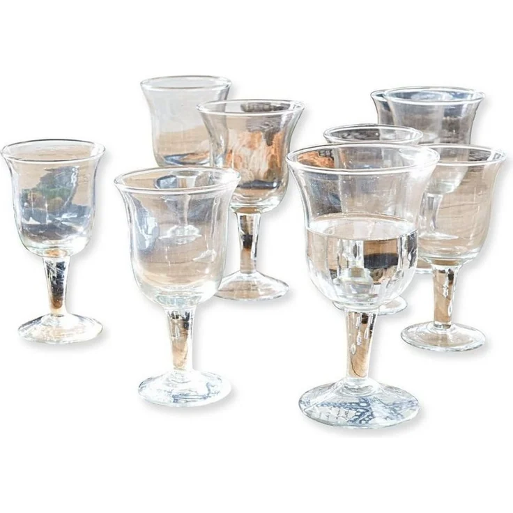 Mirabeau Glas Glas 12er Set Antrim klar, Glas, Trinkgläser, Sechs kleine und sechs große Gläser
